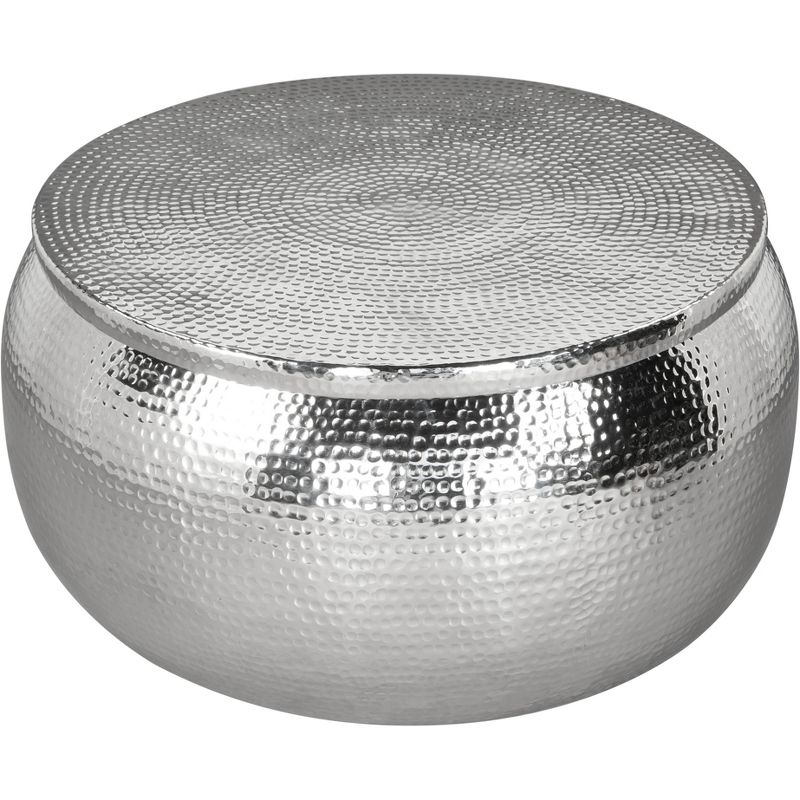 Dallas Coffee Table Aluminum Silver - ZM Home, 4 of 13