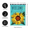 Evergreen Welcome Friends Leopard Sunflower Burlap Garden Flag 12 x 18 Inches Indoor Outdoor Decor - 4 of 4