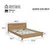 Christopher Knight Home Hilary Rustic Wood Platform Bed Frame with High Headboard - 3 of 4