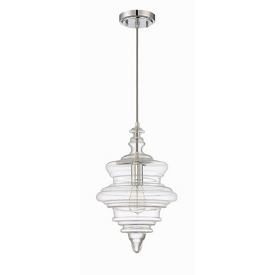 Craftmade Lighting 1 - Light Pendant in  Chrome