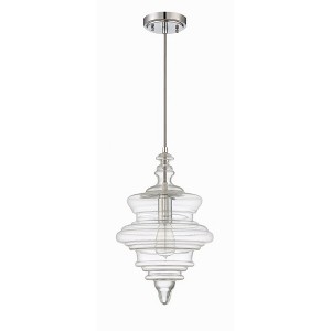 Craftmade Lighting 1 - Light Pendant in  Chrome - 1 of 1