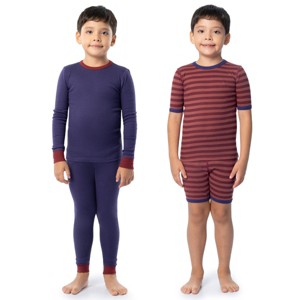 Fruit of the Loom Boys Snug Fit 100% Cotton Pajama Sets, 4-Pack, Sizes - 1 of 4