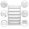 Karl Home 6-Tier White Wood 24.21in. W Shoe Rack - 3 of 4