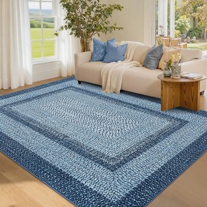 Hallway Runner  Rug Washable Soft Carpet - Non Slip Modern Floor Runner for Bedroom, Kitchen, Living Room - 1 of 4