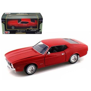 1971 Ford Mustang Sportsroof Red 1/24 Diecast Model Car by Motormax - 1 of 4