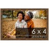 PosterPalooza | Photo Size Textured Gold Picture Frame - UV Acrylic, Foam Board Backing, Hanging Hardware - 2 of 4