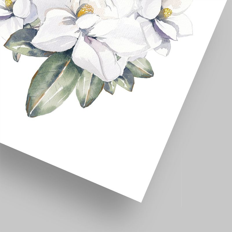 Americanflat Botanical Minimalist Magnolia By Cami Monet Poster, 5 of 6