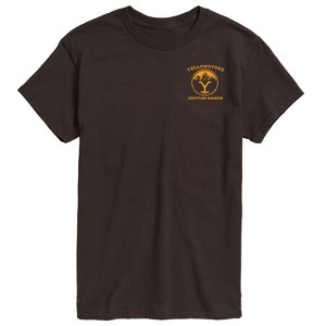 Men's - Yellowstone - Circular Lock 86 Left Chest Short Sleeve Graphic T-Shirt - 1 of 4