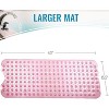 H+S - Antimicrobial Bath Mat - Pink - 4 of 4