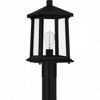 Quoizel Lighting Satterfield 1 - Light Post Light in  Matte Black - 4 of 4
