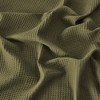 100% Cotton 200GSM Solid Waffle Blanket - Isla Jade - 3 of 4