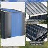 Costway Outdoor Storage Shed Extension Kit for 7/9.1/11.2 ft Shed Width Grey - 4 of 4