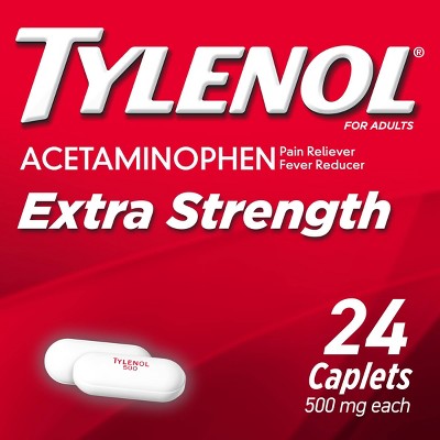 Tylenol Extra Strength Pain Reliever and Fever Reducer Caplets - Acetaminophen