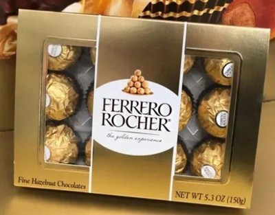 Ferrero Rocher Fine Hazelnut Chocolates - 5.3 oz