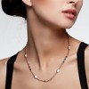 EVERLY JEWELRY | Sterling Silver 3.75 CT TGW Black Moissanite & 5-6.5 mm Freshwater Cultured Necklace, 19" - 4 of 4