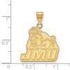 Black Bow Jewelry 14k Yellow Gold James Madison Dukes NCAA Large Pendant - 2 of 3