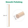 Unique Bargains Arts Garden Christmas Decoration Round Natural Wood Sticks 20 Pcs - 2 of 4