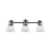 Artcraft Lighting Kanata 3 - Light Vanity in  Black/Brushed Nickel - 4 of 4