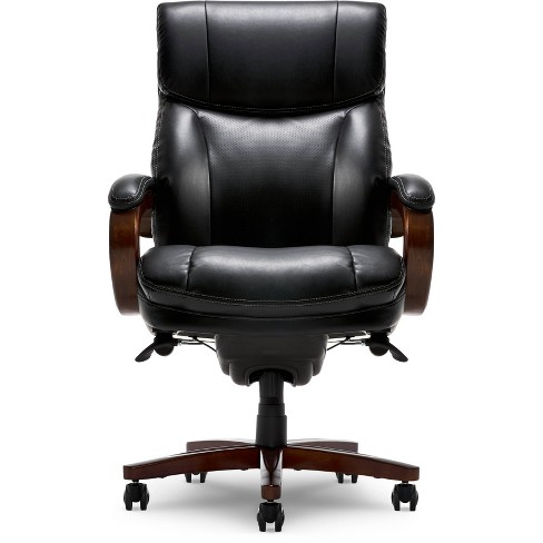 Trafford Big Tall Executive Office Chair AIR Lumbar Technology Black La Z Boy