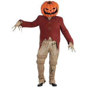 HalloweenCostumes.com Men's Plus Size Jack the Pumpkin King Halloween Costume | Adult Pumpkin King Outfit - 1 of 4