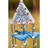 Evergreen Beautiful Hanging Blue Bird Garden Bells - 6 x 6 x 33 Inches Homegoods and Decorations for Every Space - 4 of 4