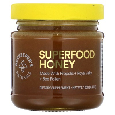 Beekeeper's Naturals Superfood Honey, 4.4 oz (125 g)