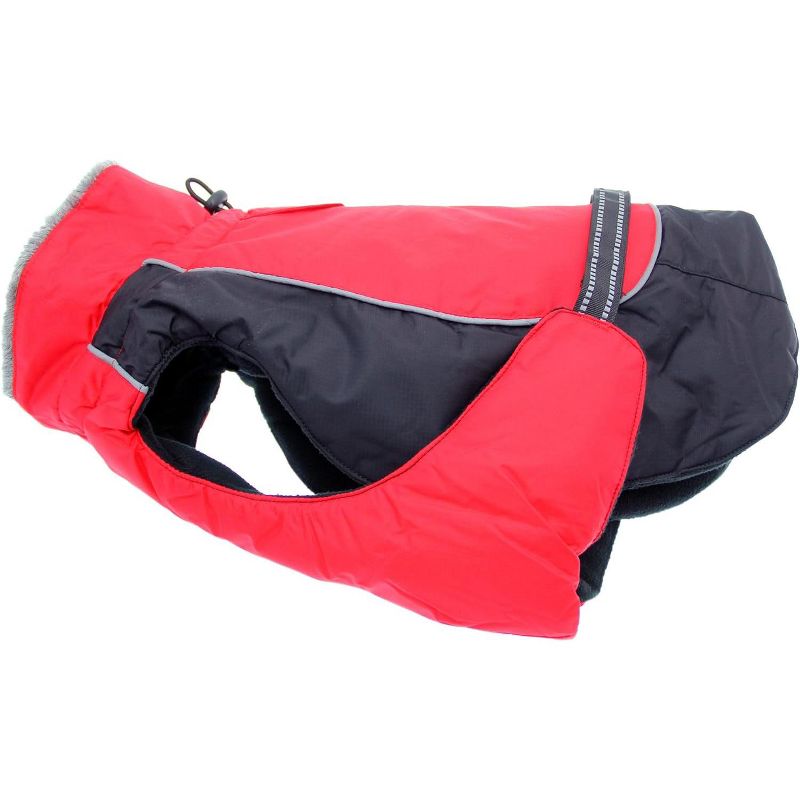 Alpine All-Weather Dog Coat - Red and Black, 1 of 3