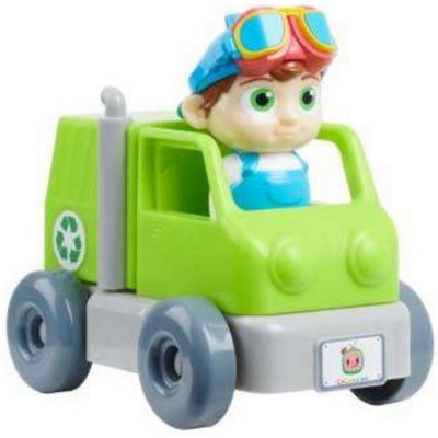 Cocomelon Build-A-Vehicle, TomTom in Garbage Truck Vehicle 4 Piece Set
