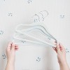 3 Sprouts Kids & Baby Velvet Hangers 30 pack - Blue - 4 of 4