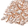 Unique Bargains Sparkling Elegant Handmade Sewing Crystal Rhinestone Appliques - 3 of 4