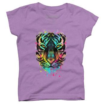 Girl's Design By Humans Hunting For Colors By clingcling T-Shirt