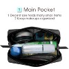 Narwey PU Leather Small Makeup Bag for Purse Mini Cosmetic Bag Travel Makeup Pouch - 3 of 4