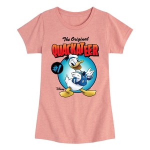 Girls' - Disney - Quackateer Fitted Short Sleeve Graphic T-Shirt - 1 of 4