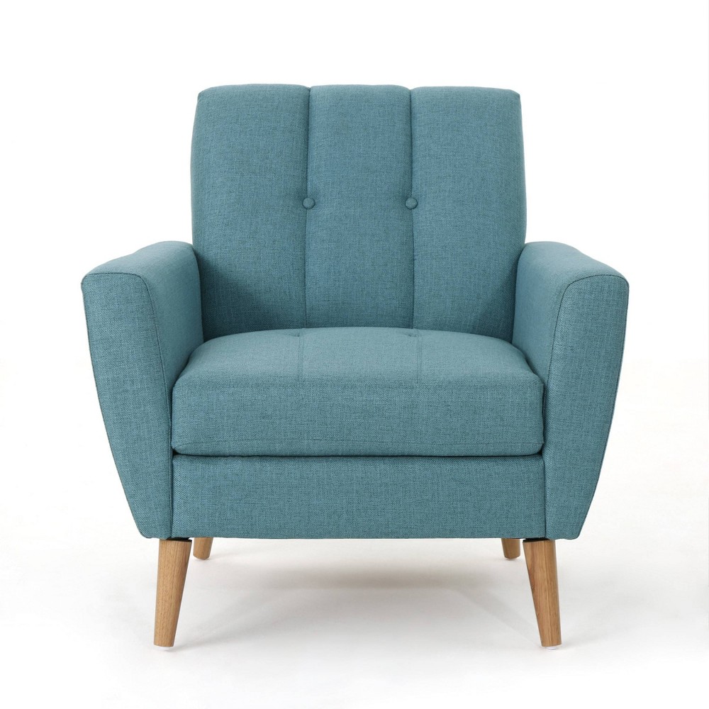 Photos - Chair Treston Mid Century Club  Blue - Christopher Knight Home