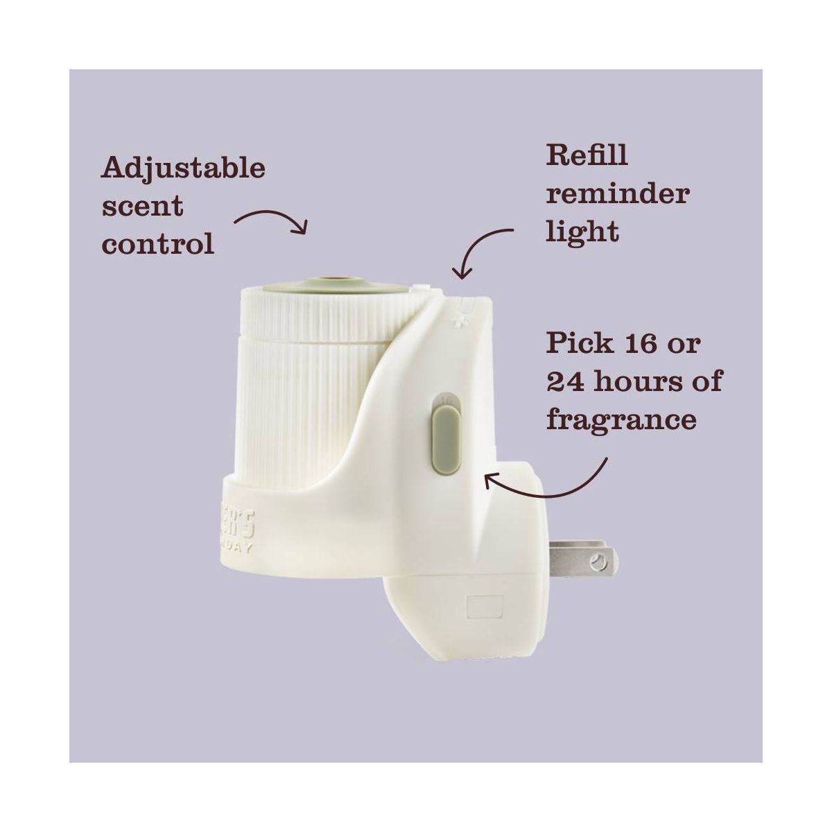 Mrs. Meyer's Clean Day Plug-In Scented Oil Warmer Rain - thumbnail 8