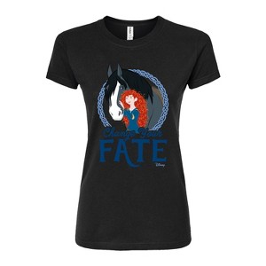 Women's - Disney - Merida & Angus Change Your Fate Fitted Graphic T-Shirt - 1 of 3
