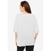 Woman Within Plus Size Relaxed Tee - 3 of 4
