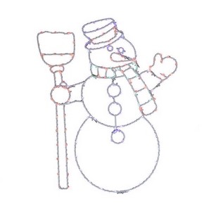 Celebrations LED Multi-Snowman Silhouette 17 in. Hanging Decor - 1 of 2
