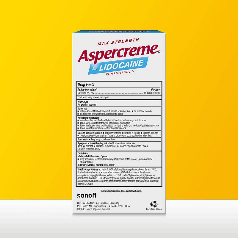 Aspercreme Lidocaine with No Mess Applicator - 2.5 fl oz, 3 of 13