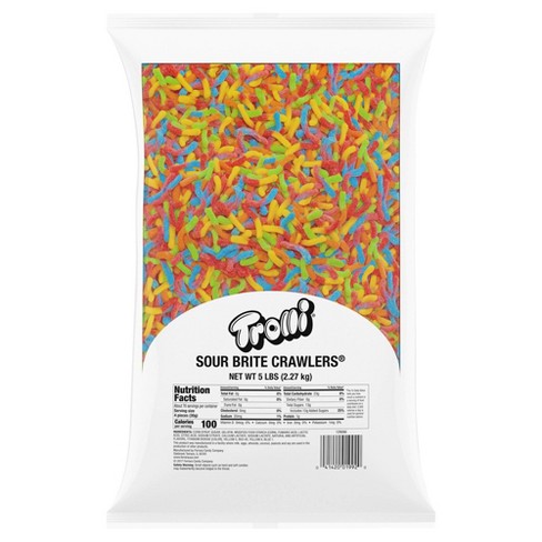 Trolli Neon Gummy Sour Worms Small - Candy Store