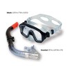 Swimline Manatee Dry Top with Purge Valve Aviator Mask and Snorkel Set - 15" - 4 of 4