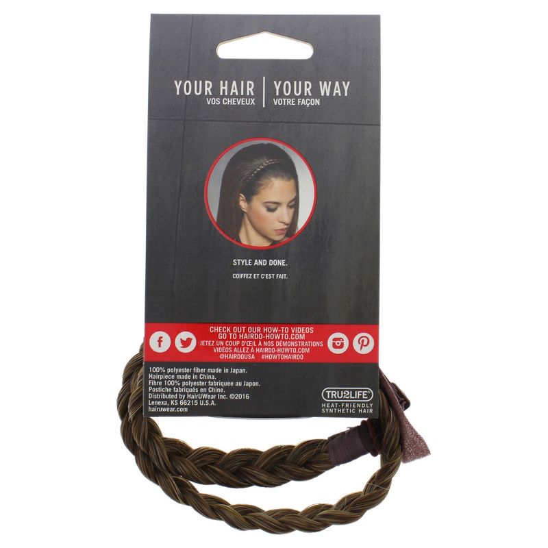 French Braid Band by Hairdo for Women - 1 Pc Hair Band, 2 of 3