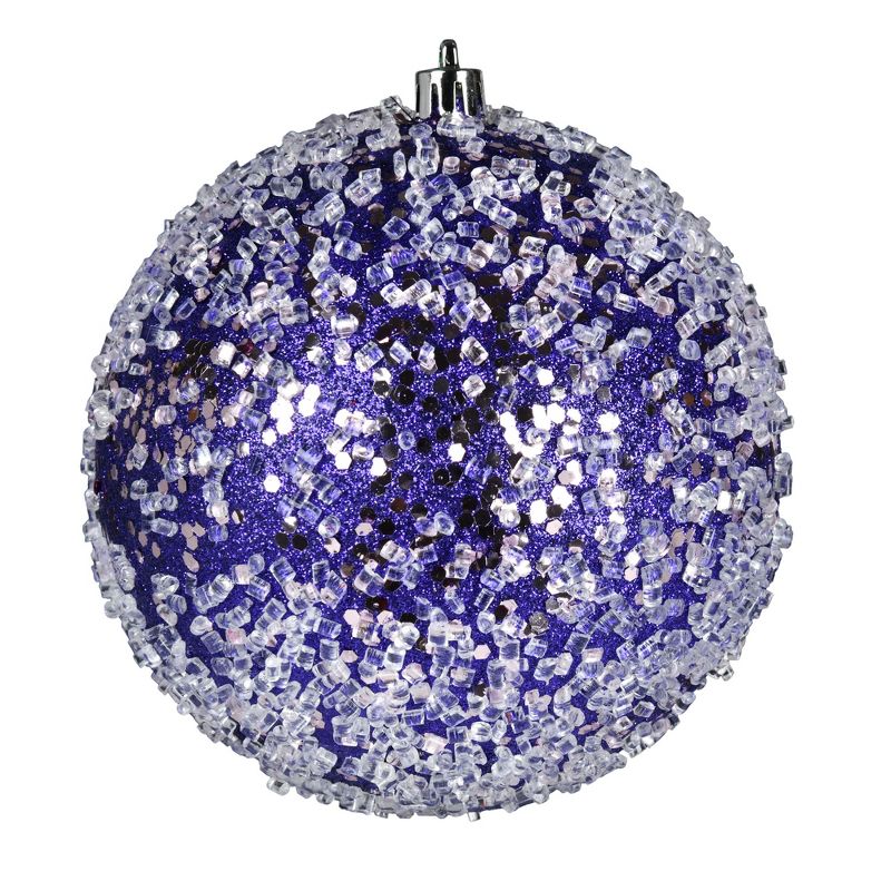 Vickerman Glitter Hail Ball Ornament, 1 of 2