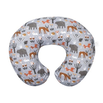 Image of Boppy Original Support Nursing Pillow - Gray Forest Animals