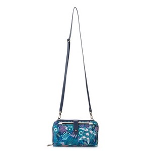 Sakroots Artist Circle Large Smartphone Crossbody Bag in Eco-Twill, Convertible Purse Royal Blue Seascape - 1 of 4
