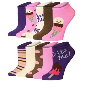 Colorful Sweet Low Cut Socks - 10 Pairs - 1 of 4