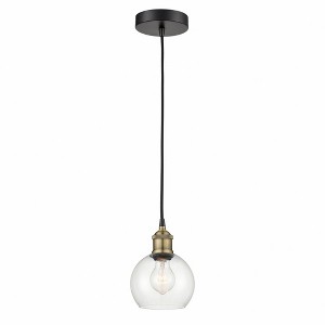 Athens - 1 Light Mini Pendant In Industrial Style-8.88 Inches Tall and 6 Inches Wide - 1 of 1