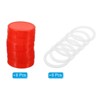 Unique Bargains Regular Mouth Plastic Mason Jar Lids with Silicone Sealing Ring 6 Pcs - 3 of 4