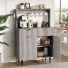 Jojoka 2-Door Sideboard Buffet Cabinet with 2 Drawers, Wood Storage Cabinet for Dining Room, Kitchen, and Living Room, Coffee Bar Console Table - 2 of 4