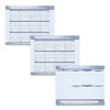 Slate Blue Desk Pad, 22 x 17, Blue Sheets, Clear Corners, 12-Month (Jan to Dec): 2025 - 4 of 4